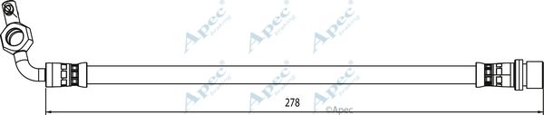 APEC BRAKING Тормозной шланг HOS4124